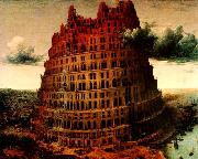 BRUEGEL, Pieter the Elder The-Little-Tower of Babel oil on canvas